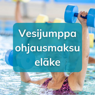 Vesijumppa ohjausmaksu eläkeläinen